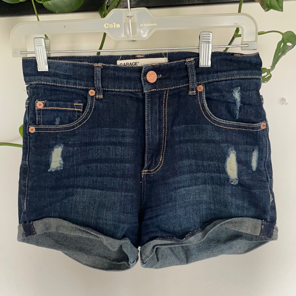 Garage high waisted shorts